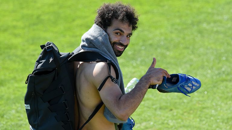 Liverpool and Mohamed Salah need two wins from the nine games remaining on the fixture list to win the Premier League title