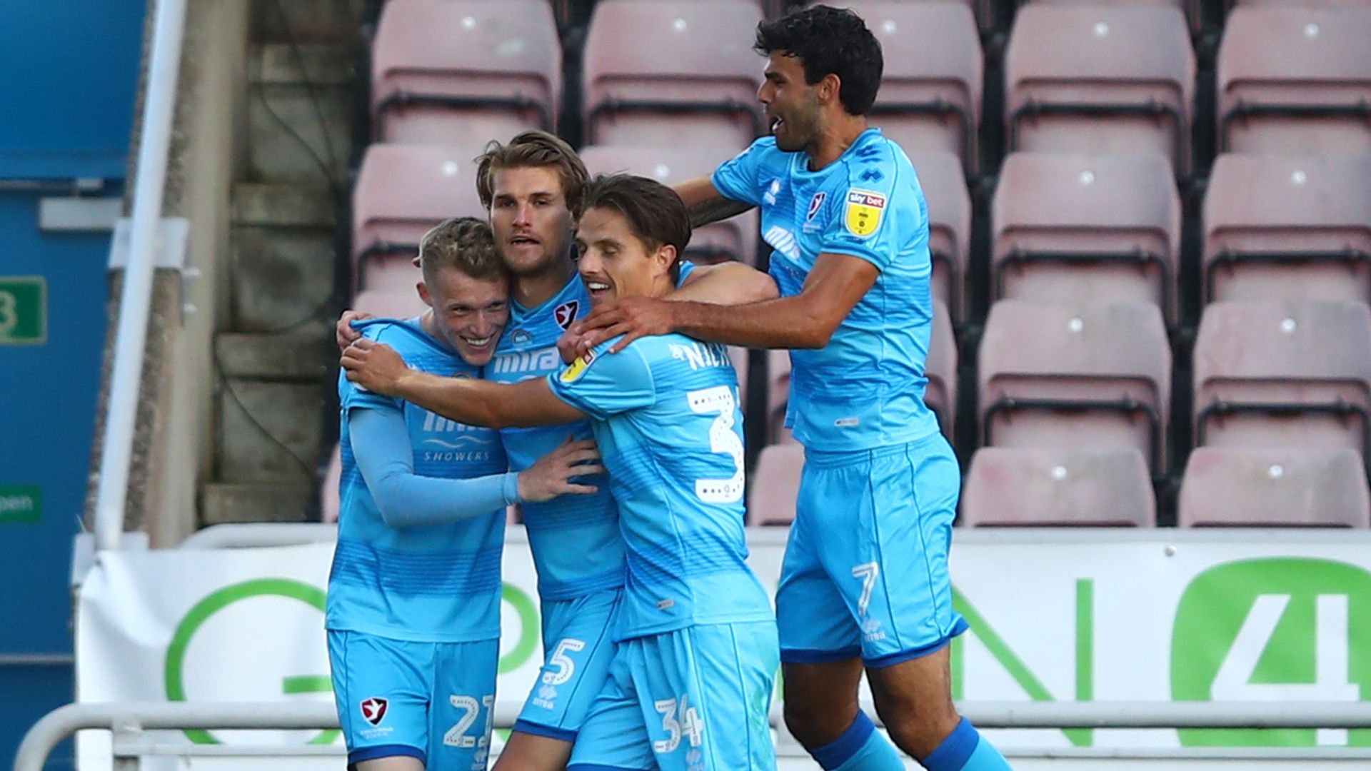 Cheltenham take control of play-off tie