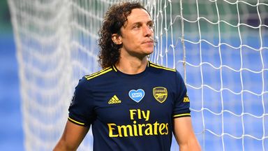 David Luiz will be staying at Arsenal for another year after signing a contract extension 