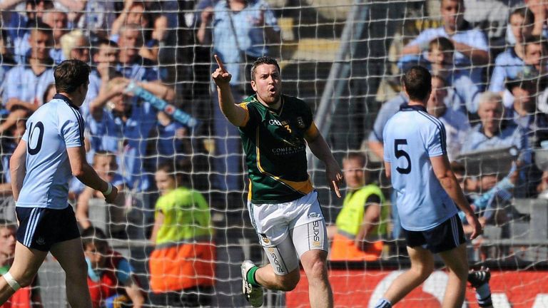 Cian Ward celebrates his goal