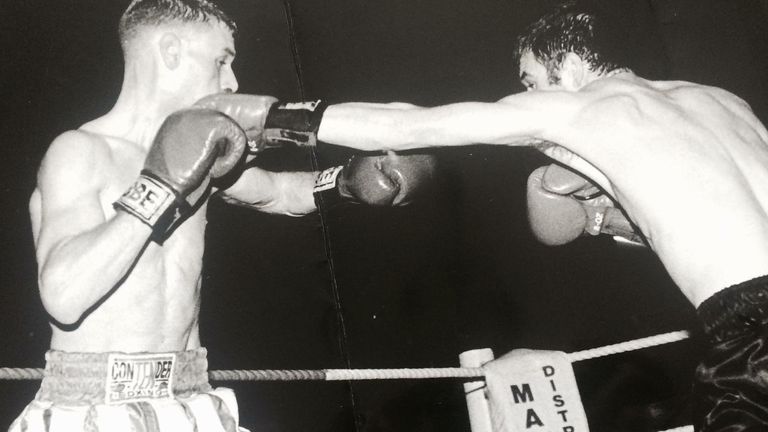 Colin 'Kid' McAuley was picked as the opponent for the teenage Mancunian
