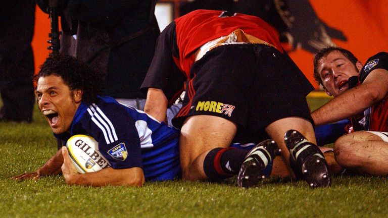 Doug Howlett scored as the Blues regained the title in 2003 - their last Super Rugby success