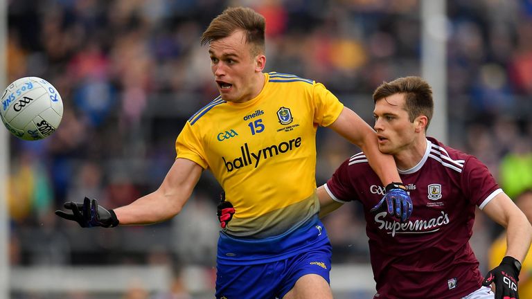 Enda Smith in action against Liam Silke during the 2019 provincial final