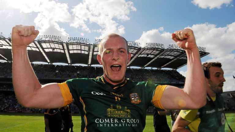 Joe Sheridan celebrates at full-time