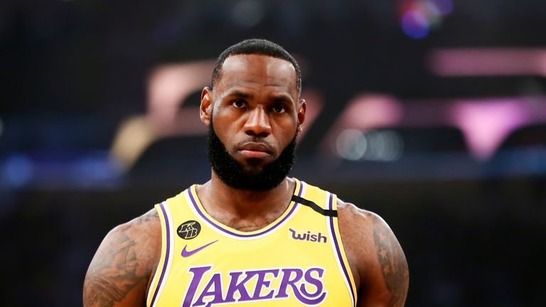 LeBron James praised the work of Adam Silver and the NBA in allowing players to address matters of importance