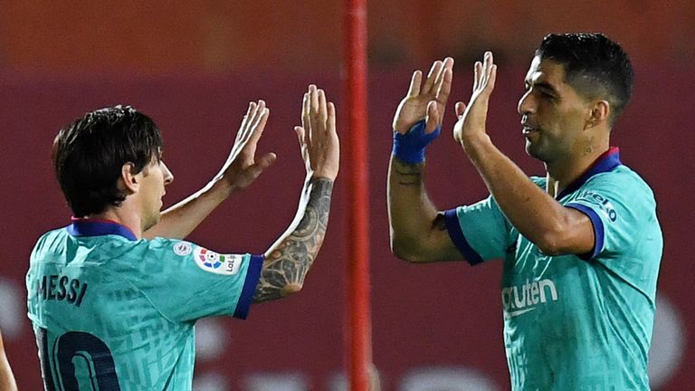 Luis Suarez formed a prolific partnership with Lionel Messi at Barcelona