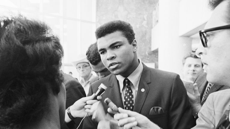 Former heavyweight boxing champion Muhammad Ali was renown for his social and anti-racist activism
