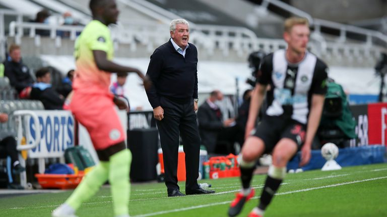 Newcastle were beaten by FA Cup holders Manchester City at St James' Park on Sunday