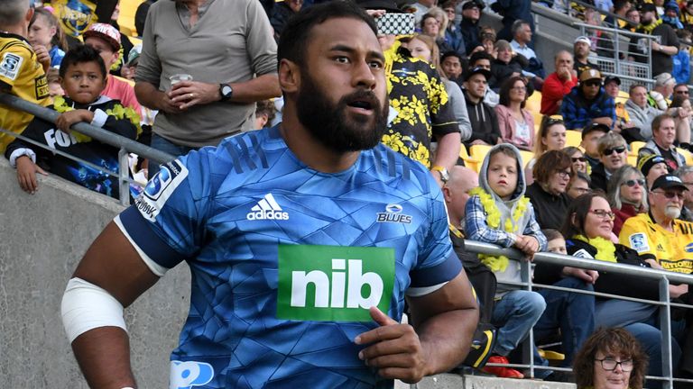 Patrick Tuipulotu leads from the front for the Blues