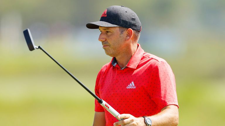 Sergio Garcia flew to the tournament with Watney