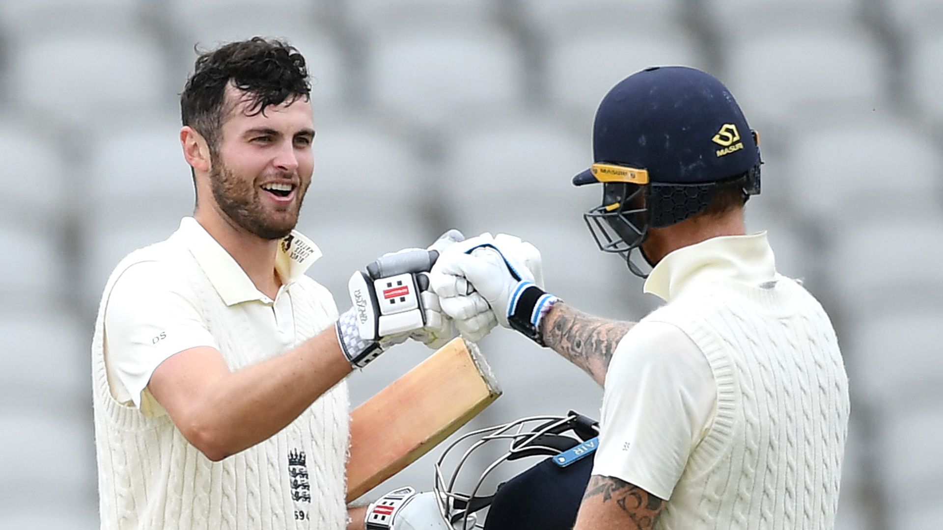 Stokes and Sibley tons see England on top