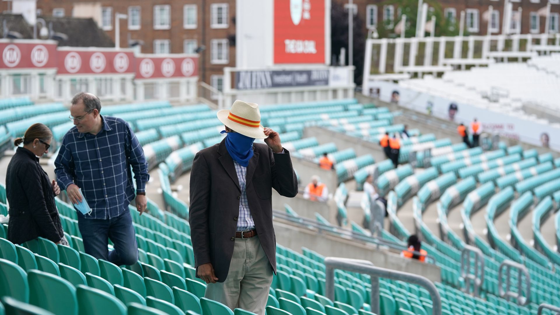 Fans return to live sport in England for first time