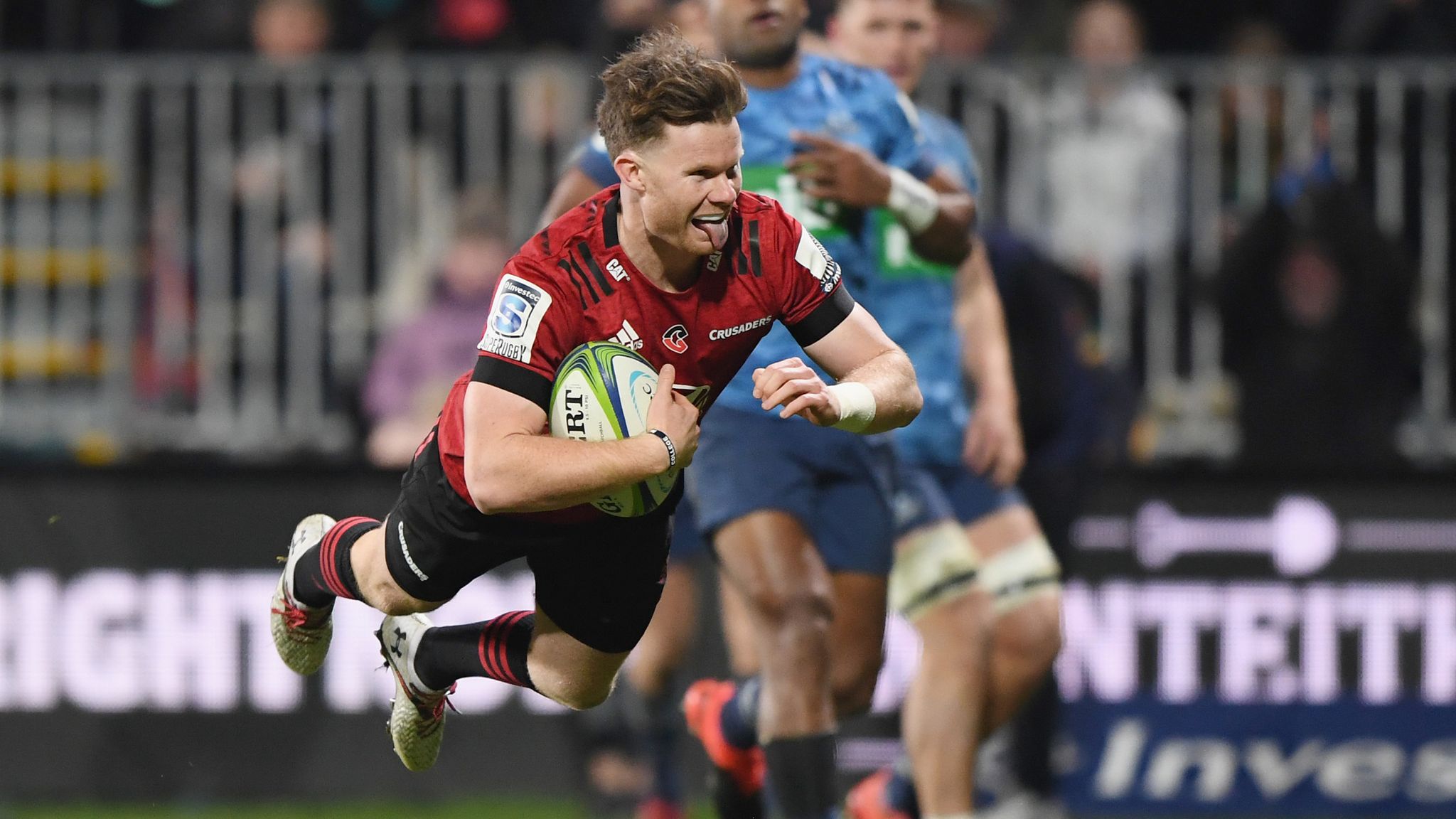 Crusaders 26 15 Blues Home Side Come Back To Nudge Past Blues Rugby Union News Sky Sports