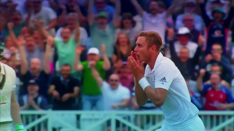 We look through some of Stuart Broad's best moments in his journey to reach 500 Test wickets