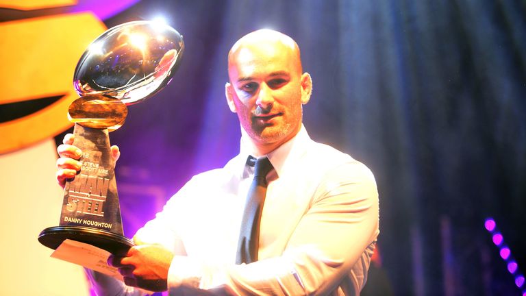 Danny Houghton was named Man of Steel in 2016