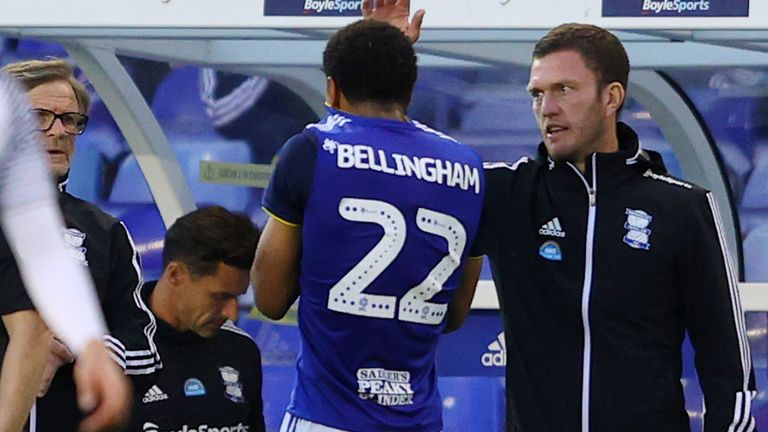 Bellingham went off injured in the 3-1 defeat to Derby on Wednesday
