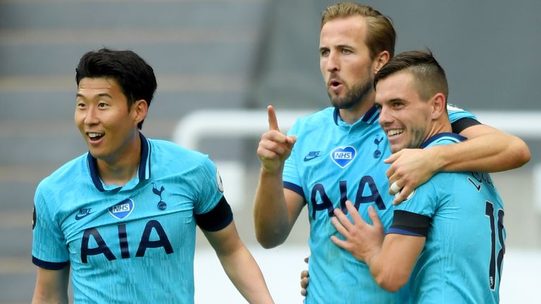 Harry Kane scored twice, with his first coming shortly after Newcastle's equaliser