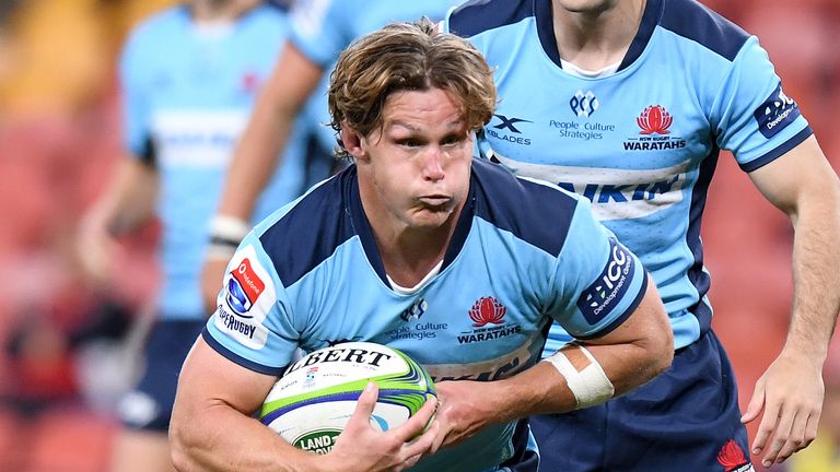 Michael Hooper was at his energetic best for the Waratahs