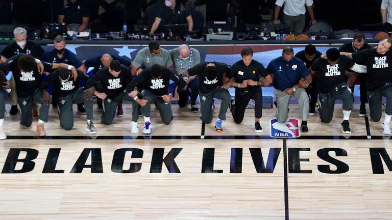 NBA restrictions over player protests were loosened earlier this year
