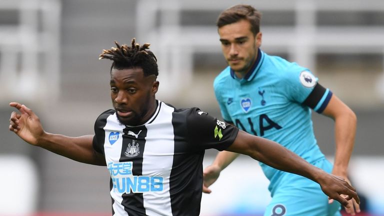 Allan Saint-Maximin also picked up a knock against Tottenham