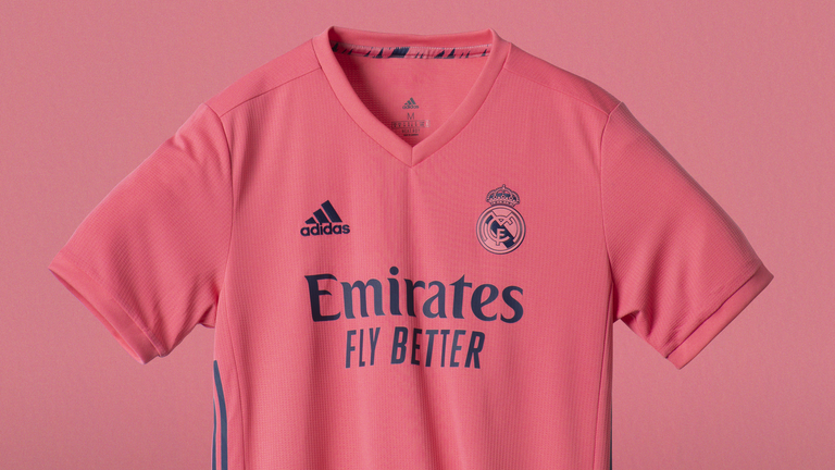 real madrid pink jersey 2020