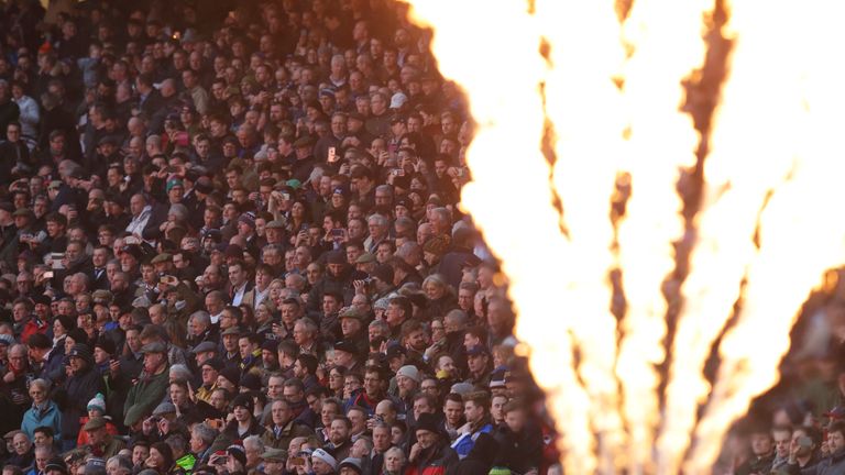 Fans pack out Twickenham to watch England take on Scotland in the Six Nations 