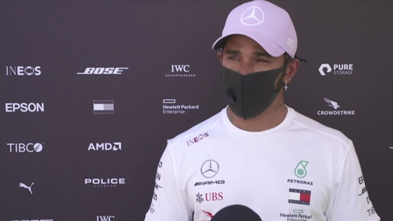 Lewis Hamilton and Valtteri Bottas talk about the weather difficulties during practice at the Spanish GP.