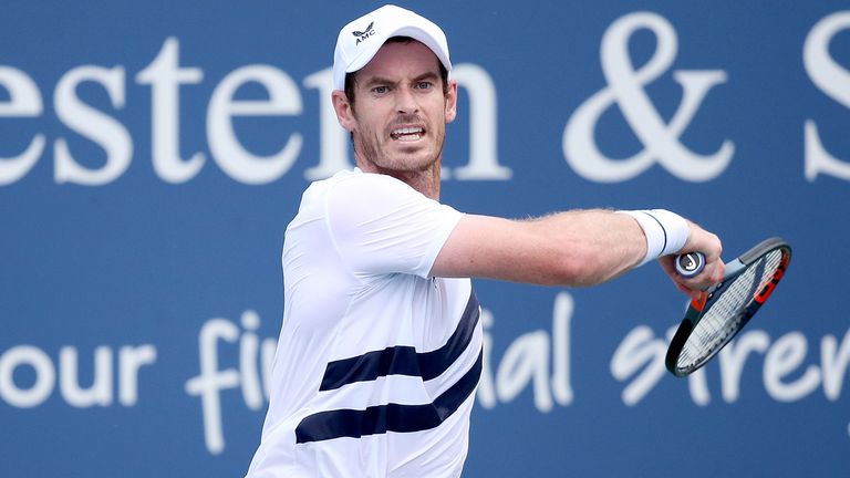 Andy Murray is set to play his first singles tournament at a Grand Slam since having a metal plate inserted into his joint in January 2019