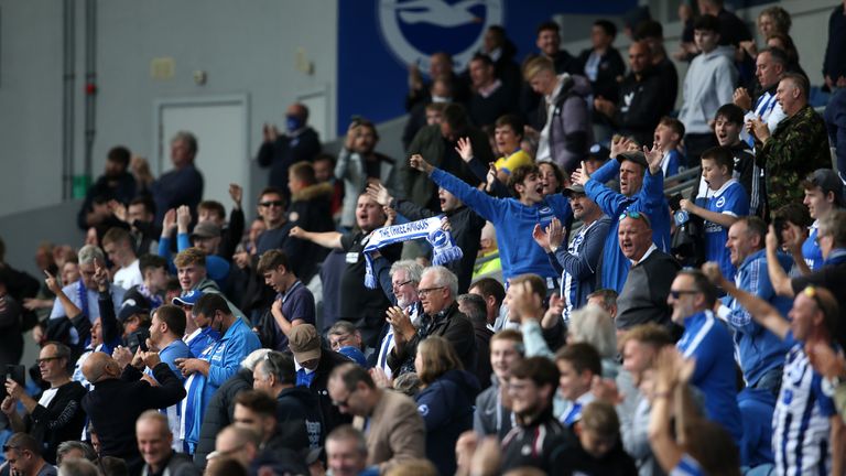 Fans returned at the Amex Stadium when Brighton hosted Chelsea in a pre-season friendly last week