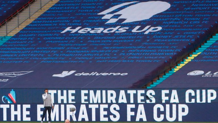 Saturday's FA Cup final between Chelsea and Arsenal at Wembley has been renamed the Heads Up FA Cup final