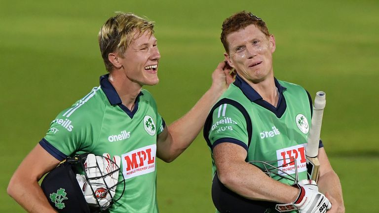 Harry Tector and Kevin O'Brien got Ireland over the line in a famous win in Southampton