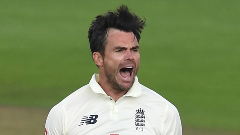 James Anderson took two wickets on day one of the second Test against Pakistan