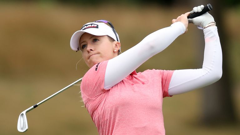 Jodi Ewart Shadoff dropped out of contention on the back nine