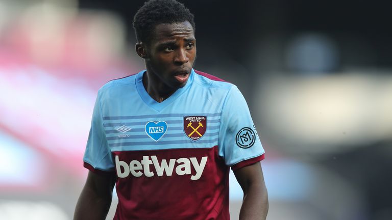 Jeremy Ngakia made five Premier League appearances for West Ham