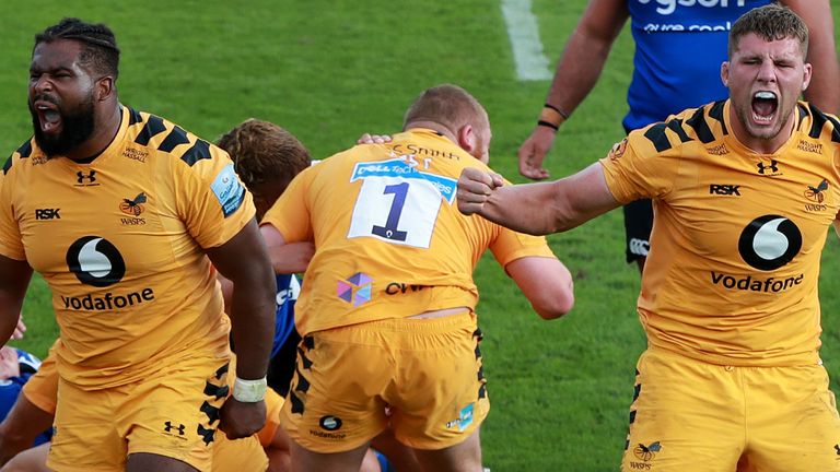 Wasps clinched a dramatic late win at the Rec