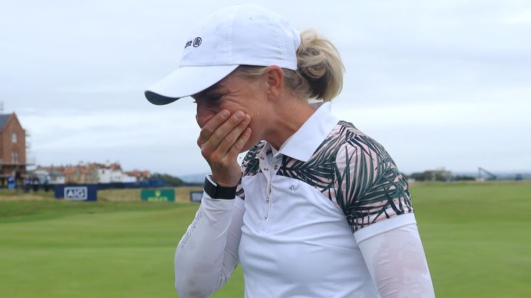 Popov claimed a three-shot victory at Royal Troon