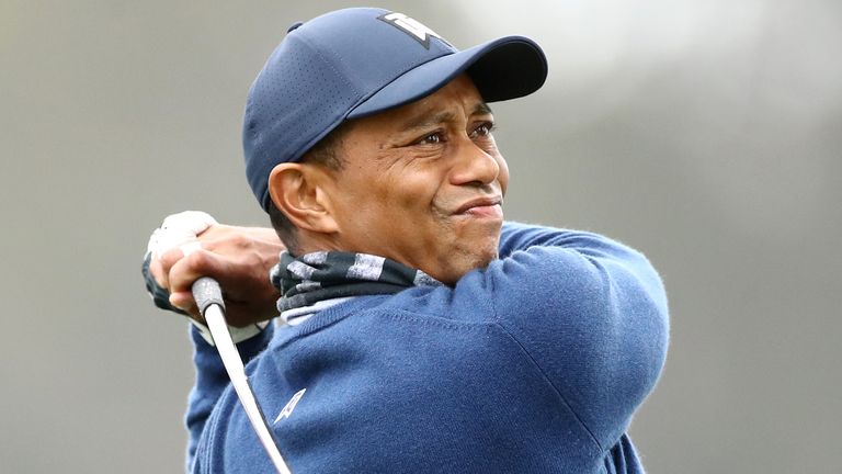 Woods fired an opening 68 - two-under par