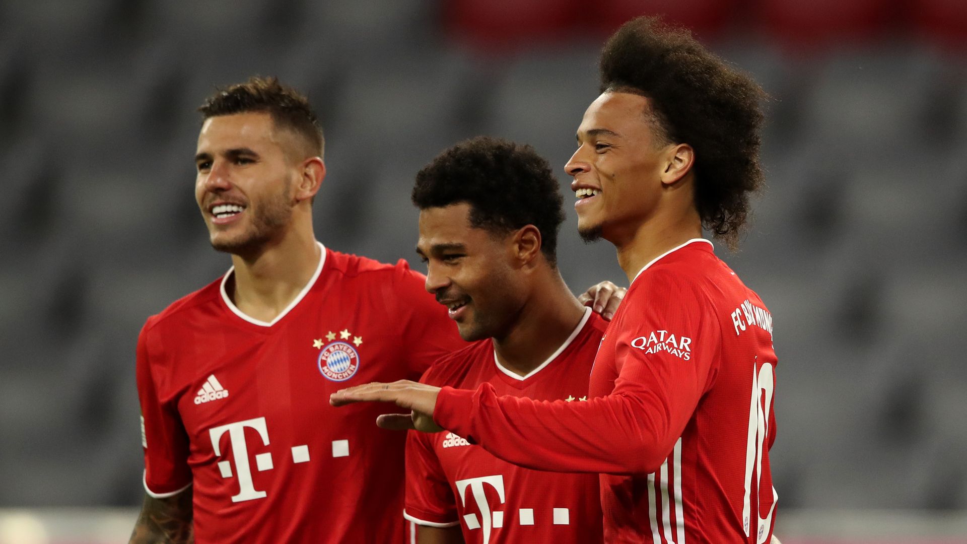 Gnabry, Sane shine as Bayern put eight past Schalke
