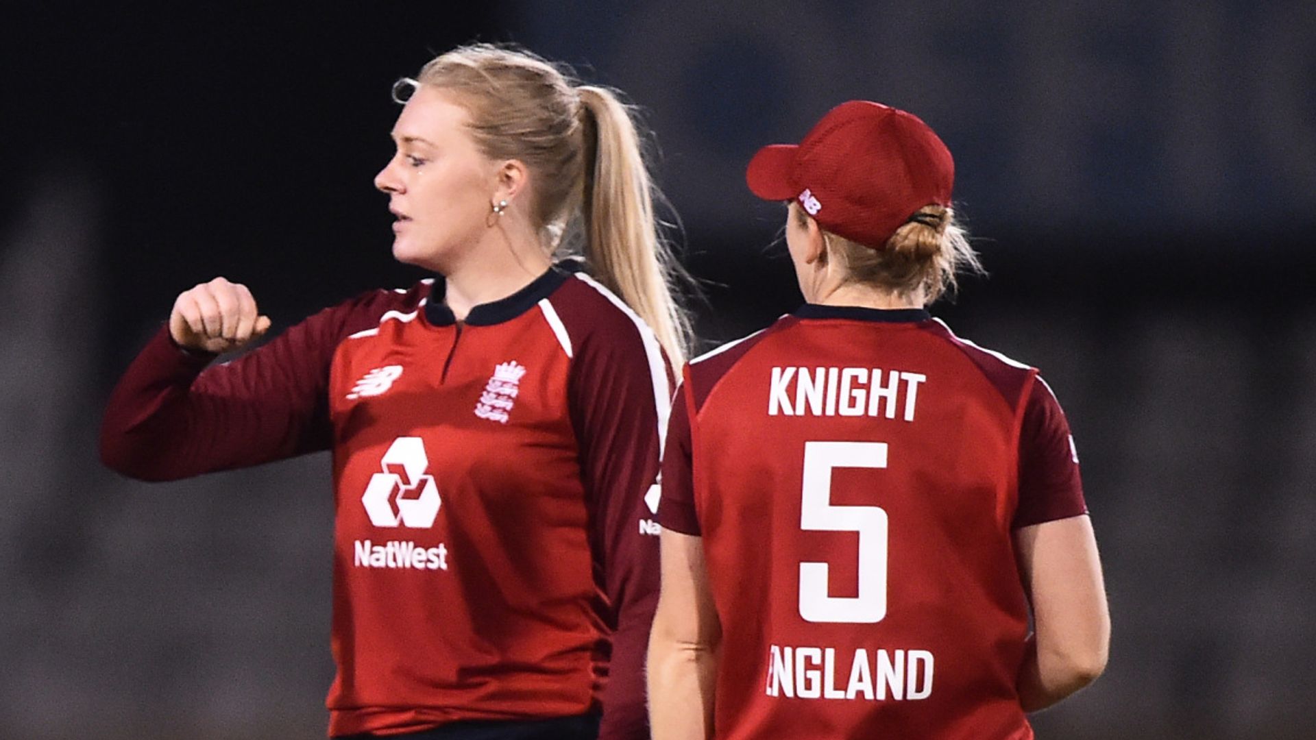 England bowl in five-over-a-side game LIVE!