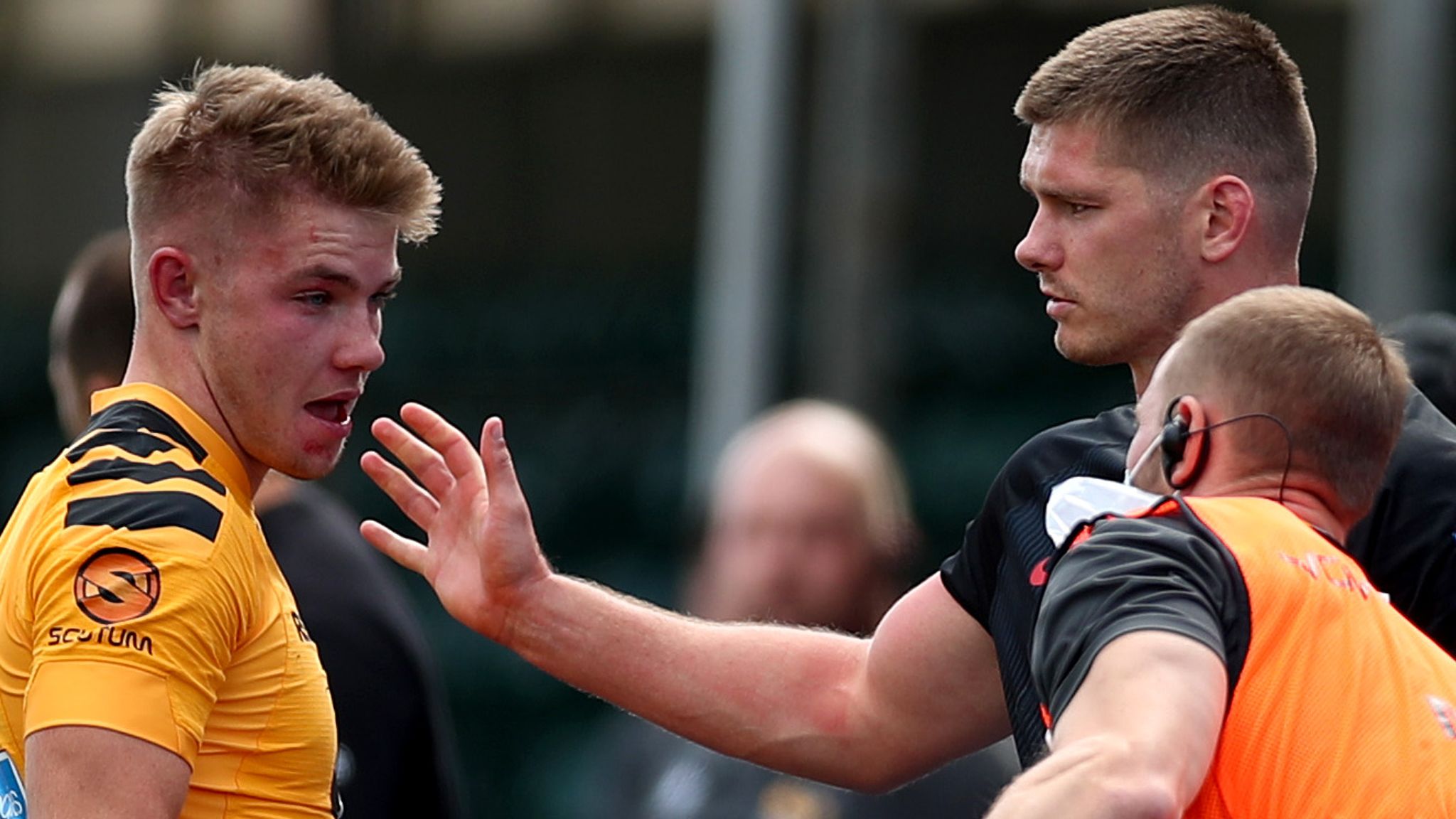 Owen Farrell Knows He S Crossed A Line After Getting Five Match Ban Says Will Greenwood Rugby Union News Sky Sports