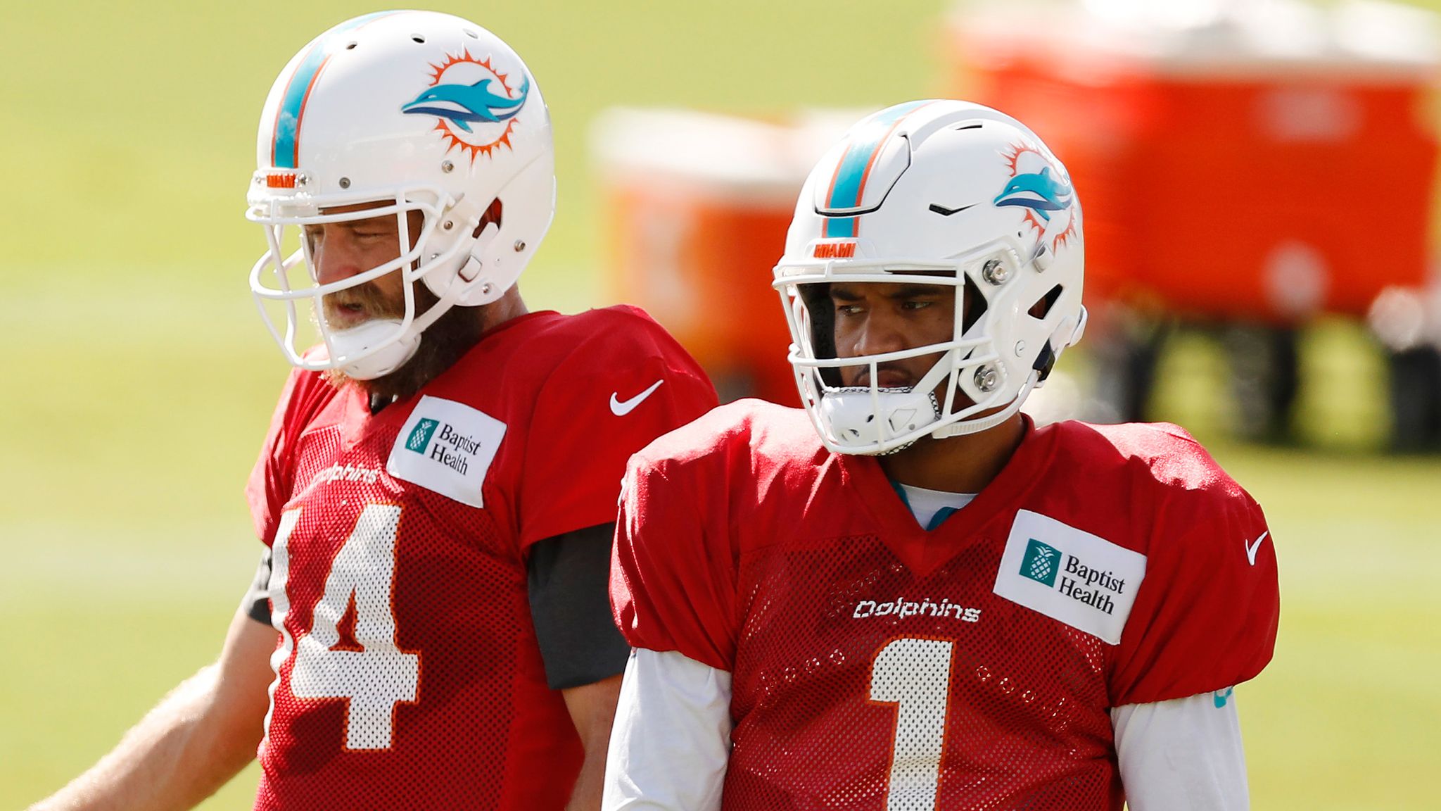 Dolphins offensive coordinator says comparing Tagovailoa to Fitzpatrick is  apples to oranges