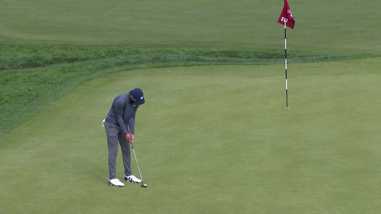 Phil Mickelson, Jordan Spieth and Patrick Reed all feature in the shots of the day from the opening round of the US Open at Winged Foot