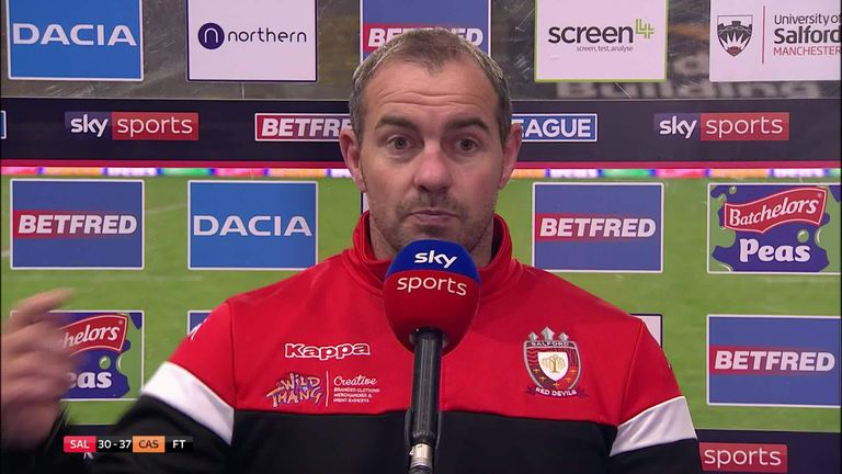 Ian Watson felt Salford lacked belief late on, which was possibly due to their heavy defeat by Leeds last weekend