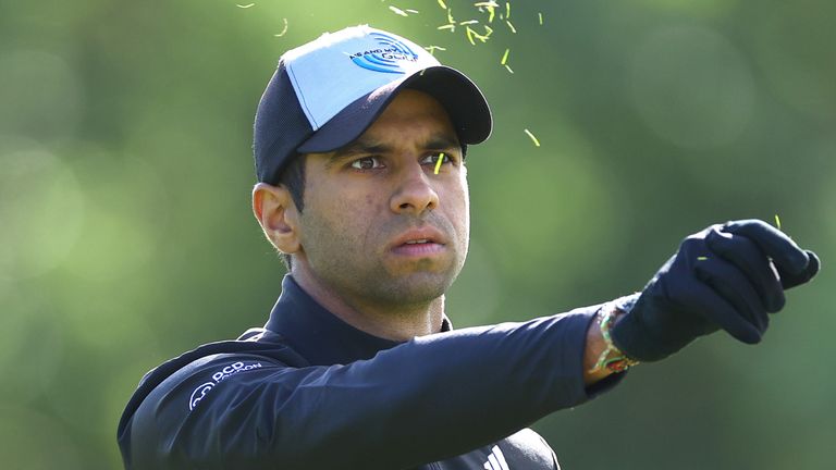 Aaron Rai holds the halfway lead