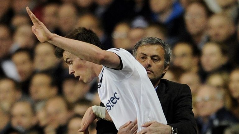 José Mourinho was at the helm of Real Madrid when he faced Gareth Bale at Spurs during the 2010/11 Champions League.