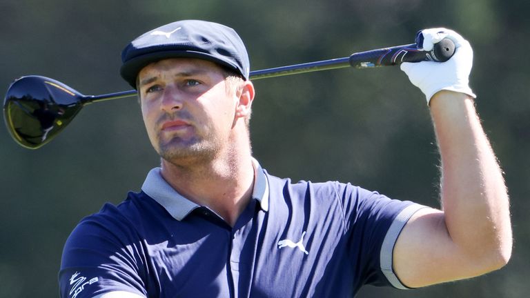 DeChambeau hit only three fairways in his third round 70