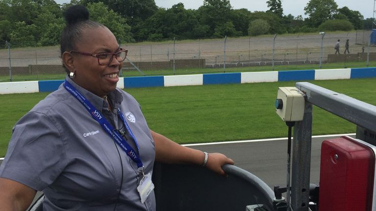 Carol Glenn speaks about the challenges she faced as the first black woman to become a race official in a sport severely lacking in diversity.
