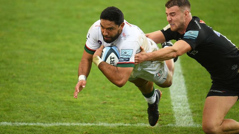 Curtis Rona scores a second try for London Irish