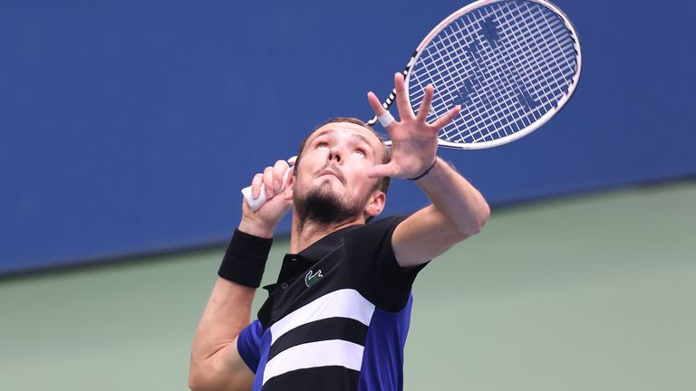Daniil Medvedev beat his friend Andrey Rublev in straight sets