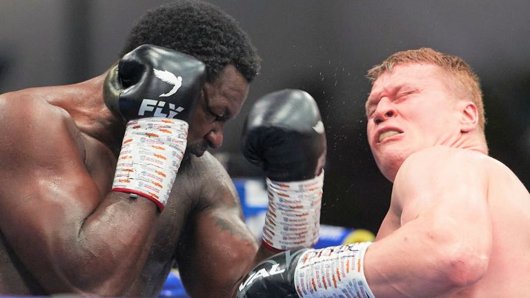 Whyte had floored Povetkin twice in the fourth round 